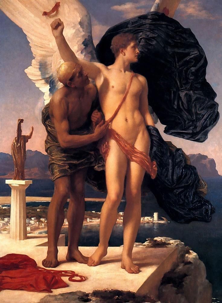 Lord Frederick Leighton Daedalus and Icarus